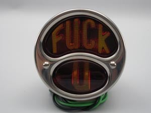 Image of Fuck U Tail Light