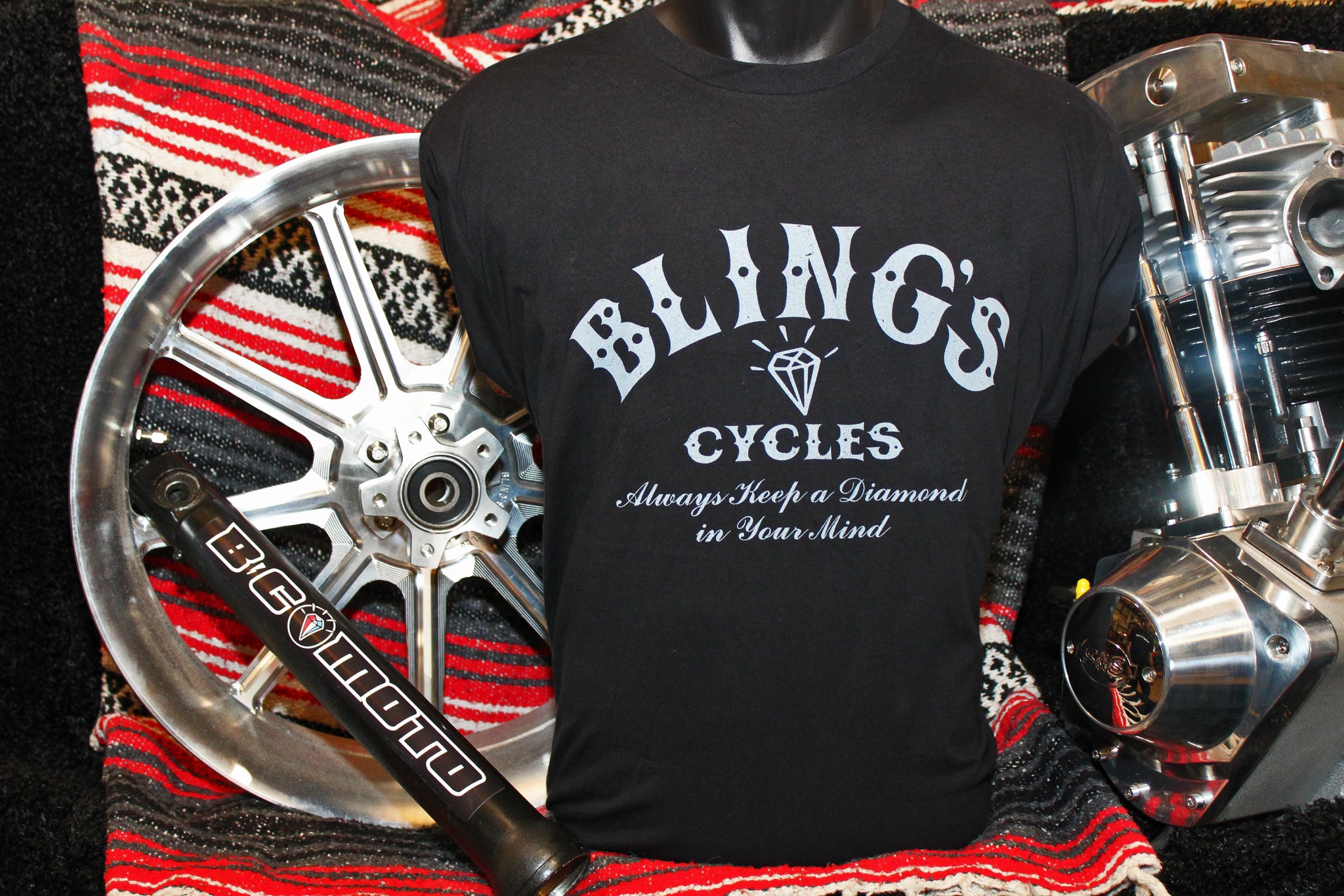 Bling's Cycles Brand: PUNK AF - Mens Short Sleeve T Shirt